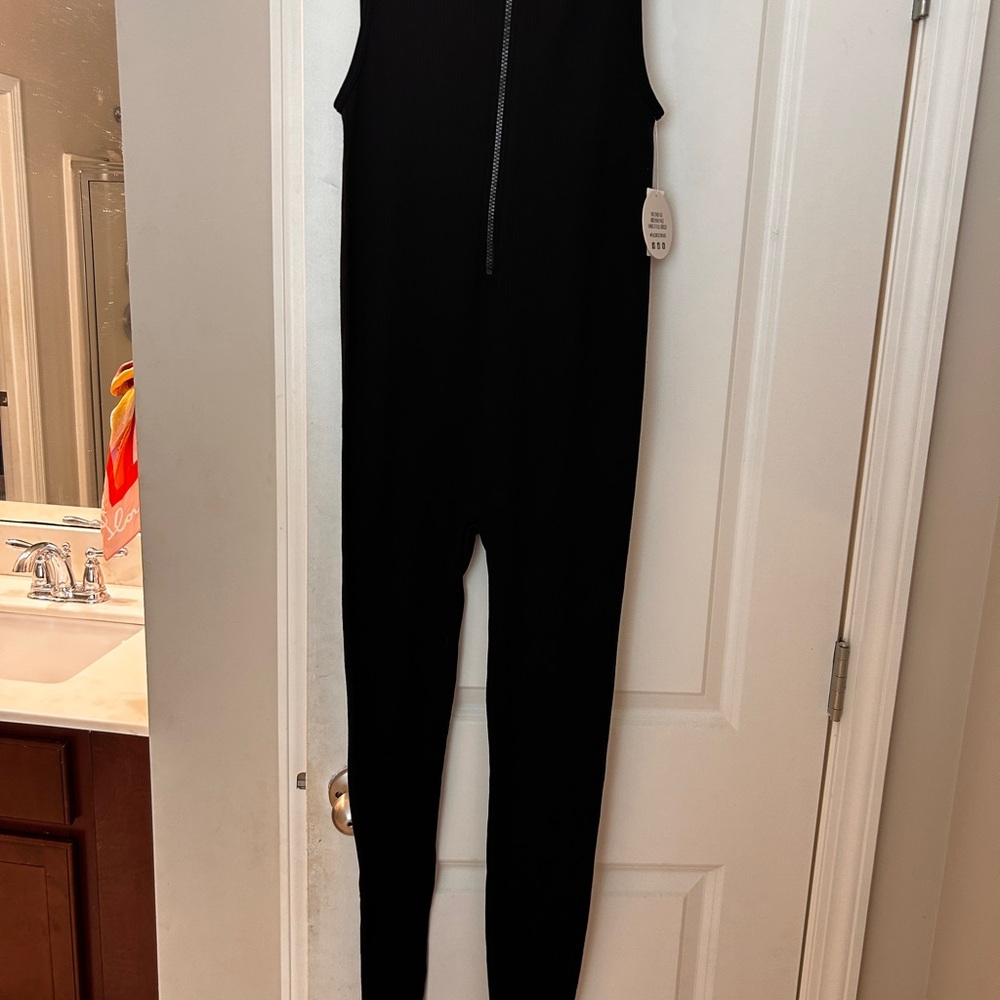 Black Sleeveless Jumpsuit